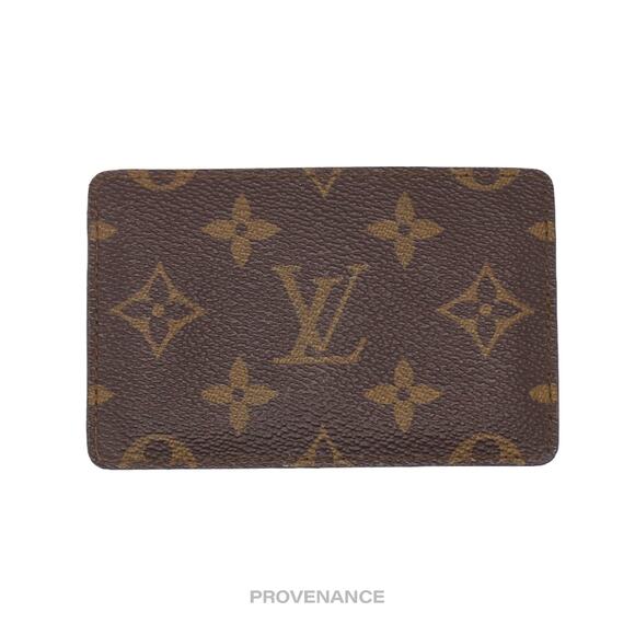 🔴 Louis Vuitton Card Holder Wallet - Monogram Small "f" - Picture 2 of 6
